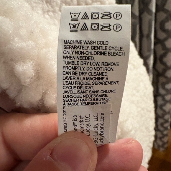 Lucky Brand Faux Fur Jacket - White - Picture 6 of 7